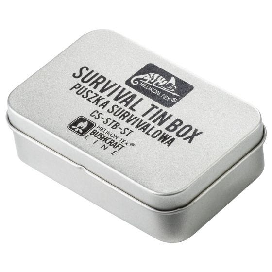 Helikon Survival Stalen blikken doos