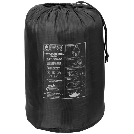 Helikon Swagman Roll Basic Poncho - Zwart