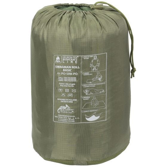 Helikon Swagman Roll Basic Poncho - Olijfgroen