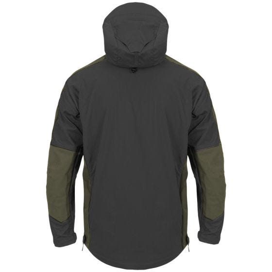 Helikon Woodsman Anorakjas - Zwart/Taiga Green