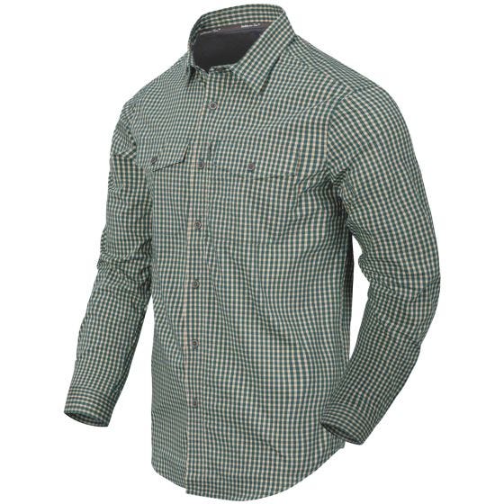 Helikon Covert Concealed Carry Checkered Overhemd - Savage Green