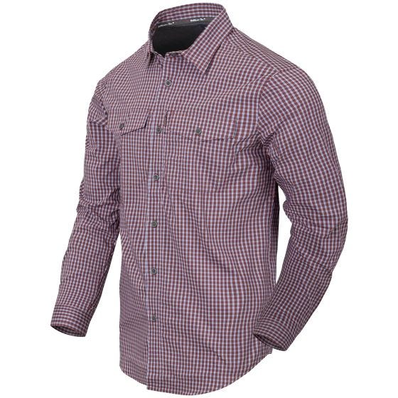 Helikon Covert Concealed Carry Checkered Overhemd - Scarlet Flame
