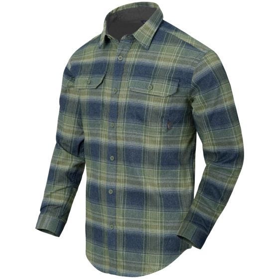 Helikon GreyMan Plaid Overhemd - Blast Blue