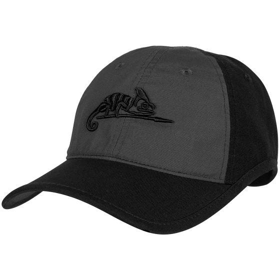 Helikon Logo Pet Polykatoen Ripstop Zwart/Shadow Grey