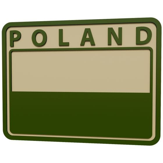 Helikon Polish Subdued Vlagpatch met Poolse Opdruk Set van Twee Khaki