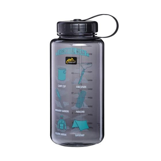 Helikon Tritan-fles 1 L Brede opening - Gear Smoke