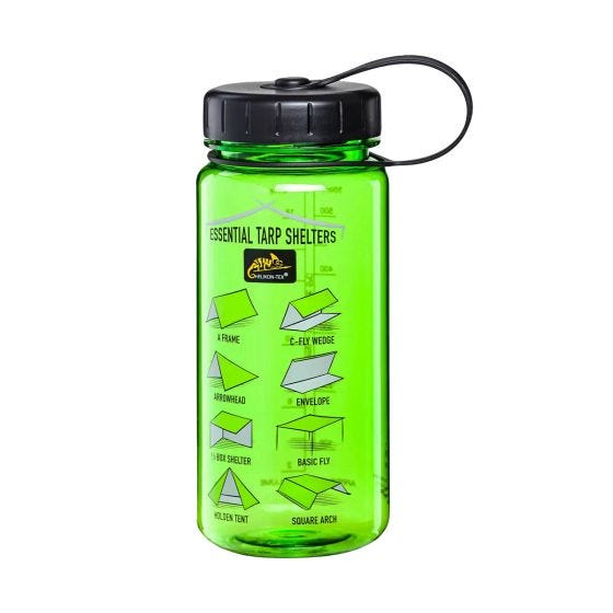 Helikon Tritan-fles 550 ml Brede opening - Tarp Shelters Groen/Zwart