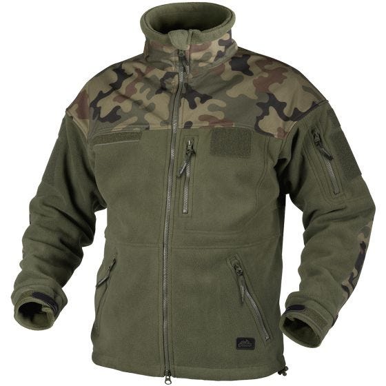 Helikon Infantry Duty Fleece Jack - Olijfgroen/Polish Woodland