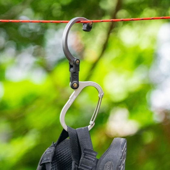 Heroclip Medium Gear Karabijnhaak - Forest Green