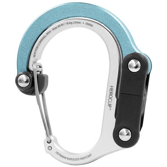 Heroclip Mini Gear Karabijnhaak - Sea Grass