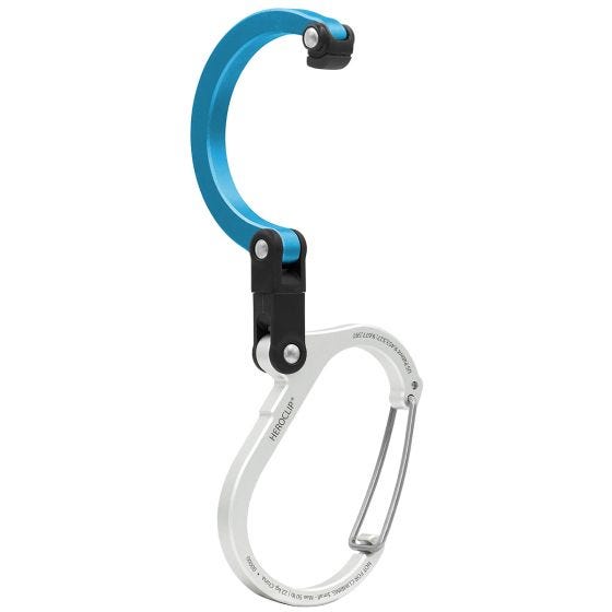 Heroclip Small Gear Karabijnhaak - Blue Steel