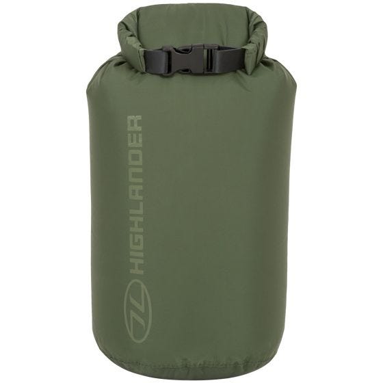 Highlander X-light Middelgrote waterdichte tas 4 L - Olijf