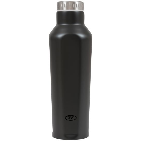 Highlander Ashta Roestvrijstalen fles 500 ml - Zwart
