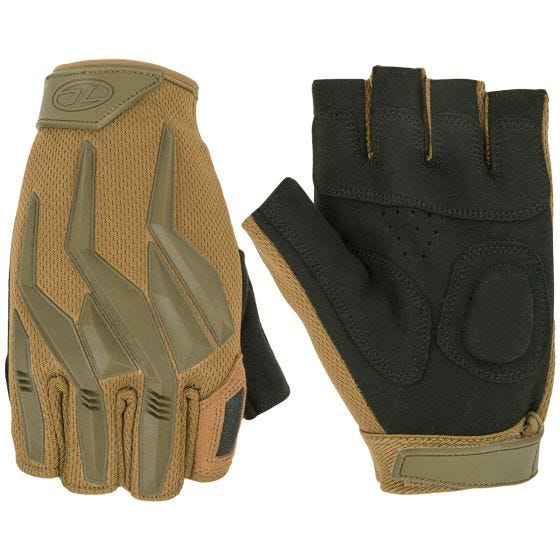 Highlander Forces Raptor Vingerloze handschoenen - Coyote Tan