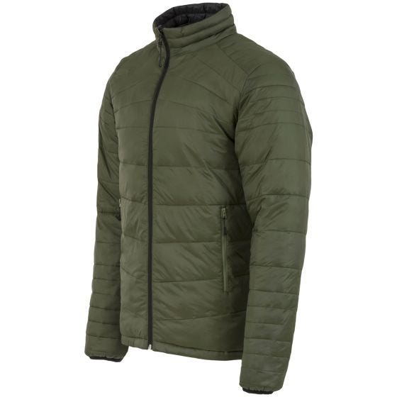 Highlander Omkeerbare geïsoleerde jas - Zwart/Olijf