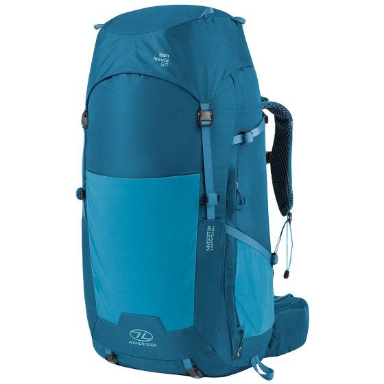 Highlander Dames Ben Nevis Rugzak 65 L - Petrol