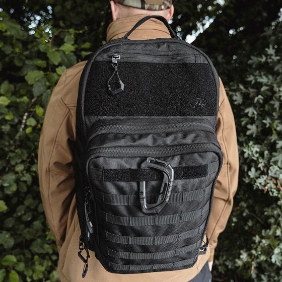 Highlander Forces Harrier Rugtas 25 L - Zwart