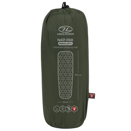 Highlander Nap-Pak Primaloft Mat - Olijf