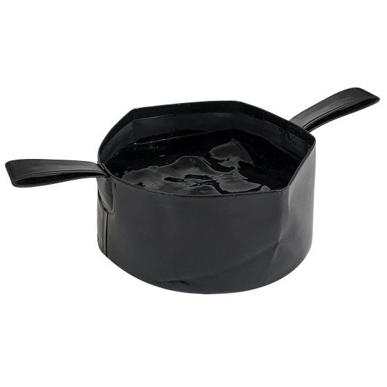 Highlander PVC Opvouwbare kom 4 L - Zwart