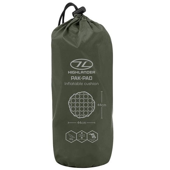 Highlander Pak-Pad Luchtkussen - Olijf