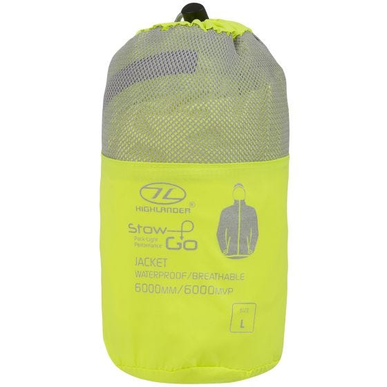 Highlander Stow & Go Opbergbaar jack - Geel
