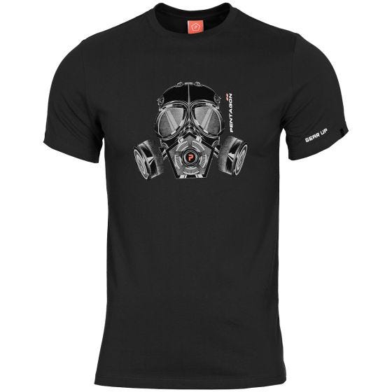 Pentagon Ageron Gas Mask T-shirt - Zwart