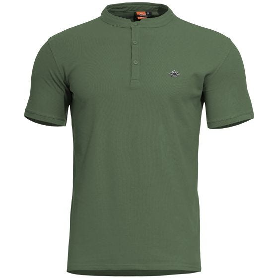 Pentagon Levantes Henleyoverhemd - Camo Green
