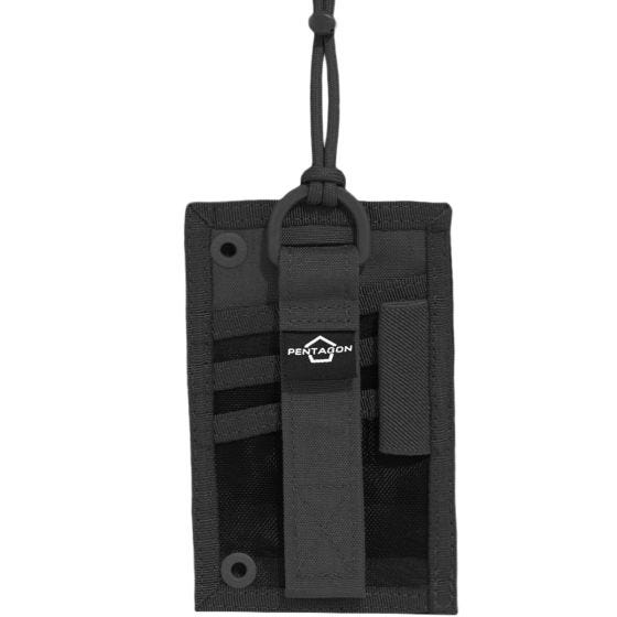 Pentagon ID Card Holder Portemonnee - Zwart