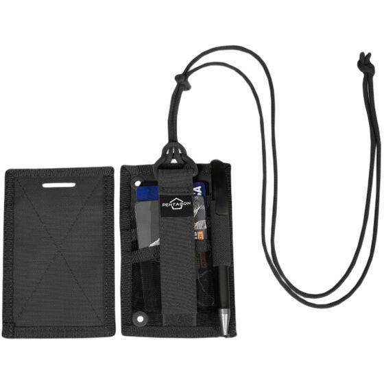 Pentagon ID Card Holder Portemonnee - Zwart