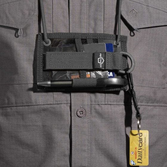 Pentagon ID Card Holder Portemonnee - Zwart