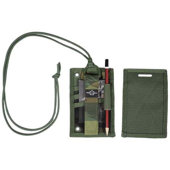 Pentagon ID Card Holder Portemonnee - Greek Lizard