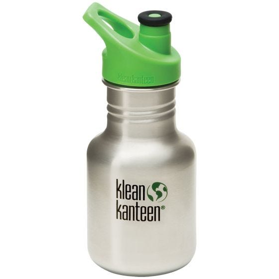 Klean Kanteen 355ml Sport Cap 3.0 Sportfles - Geborsteld Roestvrij