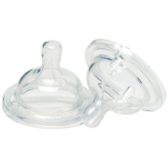Klean Kanteen Medium Flow Doorzichtige Siliconen Zuigmond Verpakking met Twee Stuks - Transparant