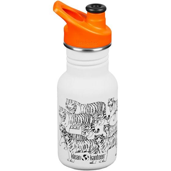 Klean Kanteen Classic Sport Cap Fles 355 ml - Tigers