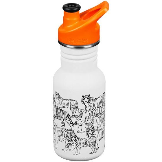 Klean Kanteen Classic Sport Cap Fles 355 ml - Tigers