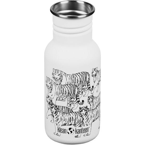 Klean Kanteen Classic Sport Cap Fles 355 ml - Tigers