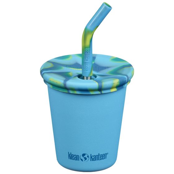 Klean Kanteen Kids 295ml w/Straw Lid Kop - Hawaiian Ocean