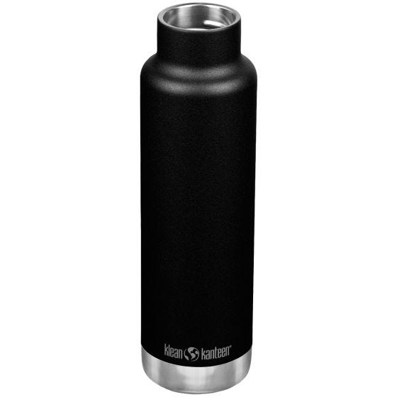 Klean Kanteen Classic Loop Cap Geïsoleerde Fles 592 ml - Zwart