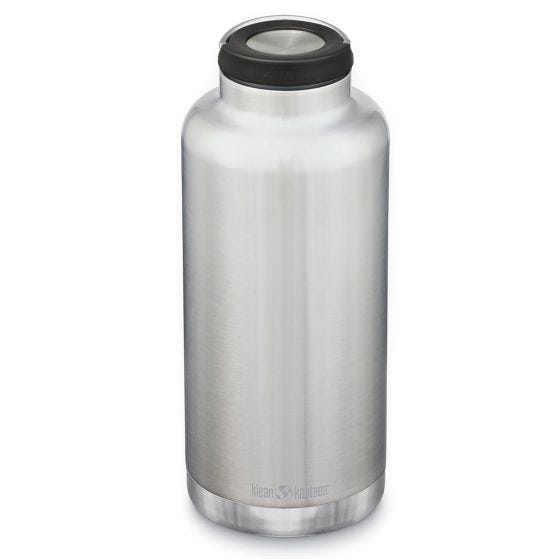 Klean Kanteen TKWide Loop Cap Geïsoleerde Fles 1900 ml - Geborsteld Roestvrij