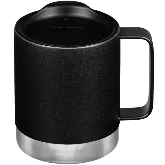 Klean Kanteen 355ml Insulated Camp Mug w/Tumbler Lid - Zwart