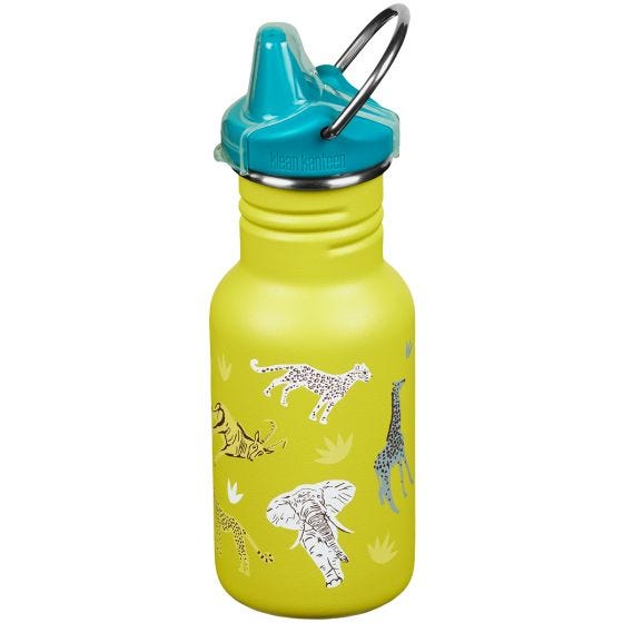Klean Kanteen Kid Kanteen 355ml Sippy Cap Fles - Safari