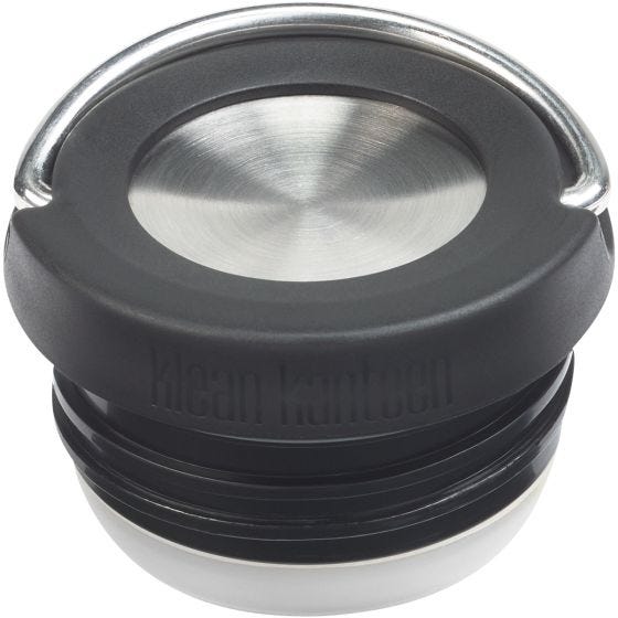 Klean Kanteen TKWide Loop Flesdop - Zwart