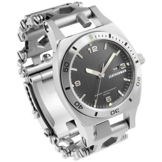 Leatherman Tread Tempo Horloge - Roestvrij