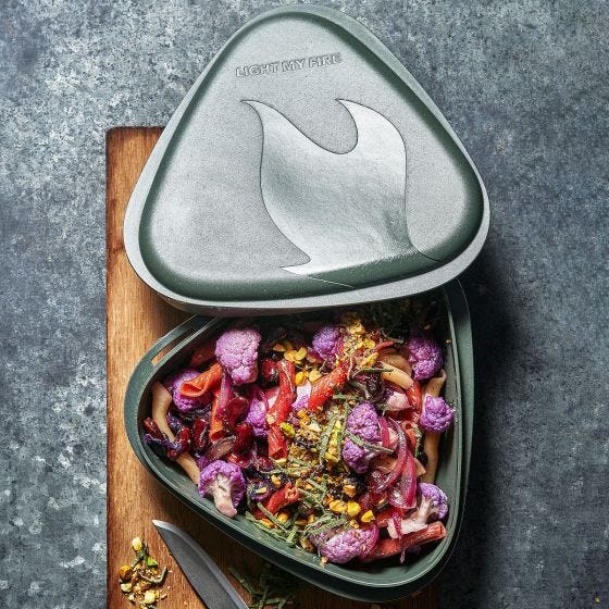 Light My Fire Bowl´n Lid Bio Lunchbox - Hazy Blue