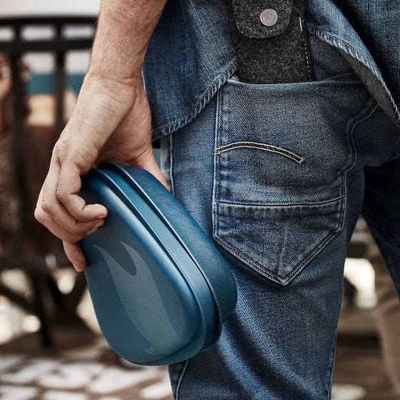 Light My Fire Bowl´n Lid Bio Lunchbox - Hazy Blue