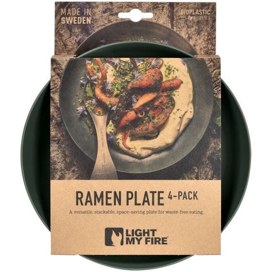 Light My Fire Ramen Bord 4 stuks - Sage Green