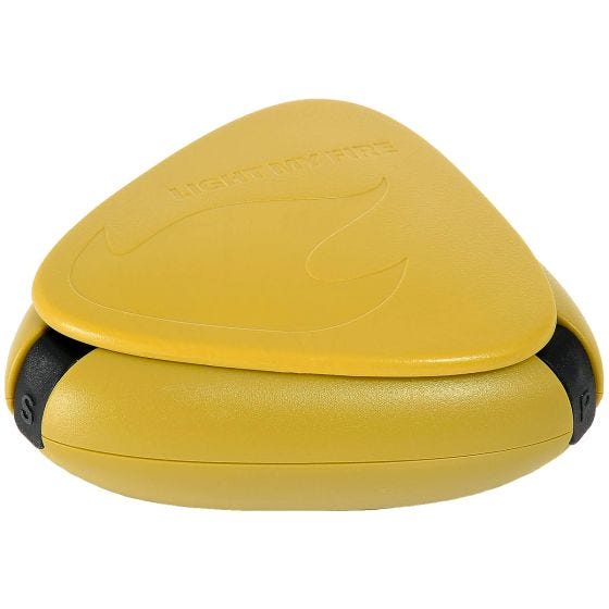 Light My Fire Plastic zout- en pepervaatjes - Musty Yellow