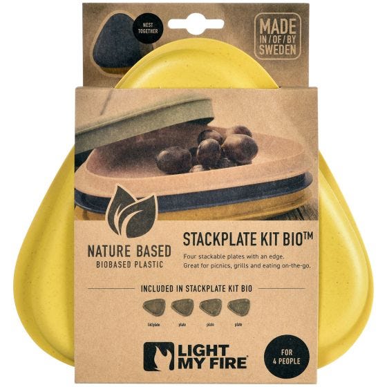 Light My Fire StackPlate Kit Bord 4 stuks - Multi Colour