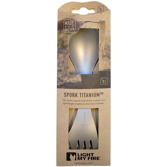 Light My Fire Titanium Spork - Grijs
