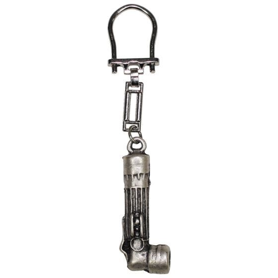 MFH Zaklamp sleutelhanger - Zilver